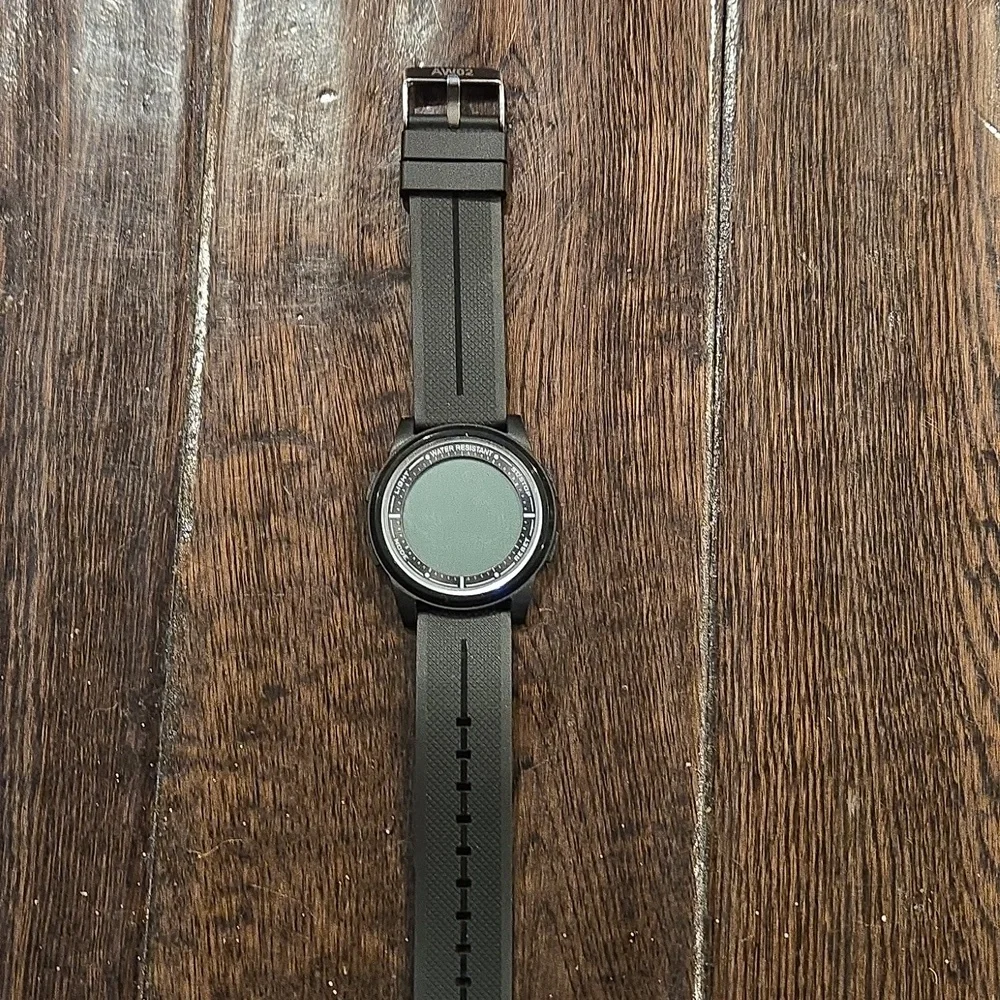 AWO2 Black Smartwatch with Water Resistance